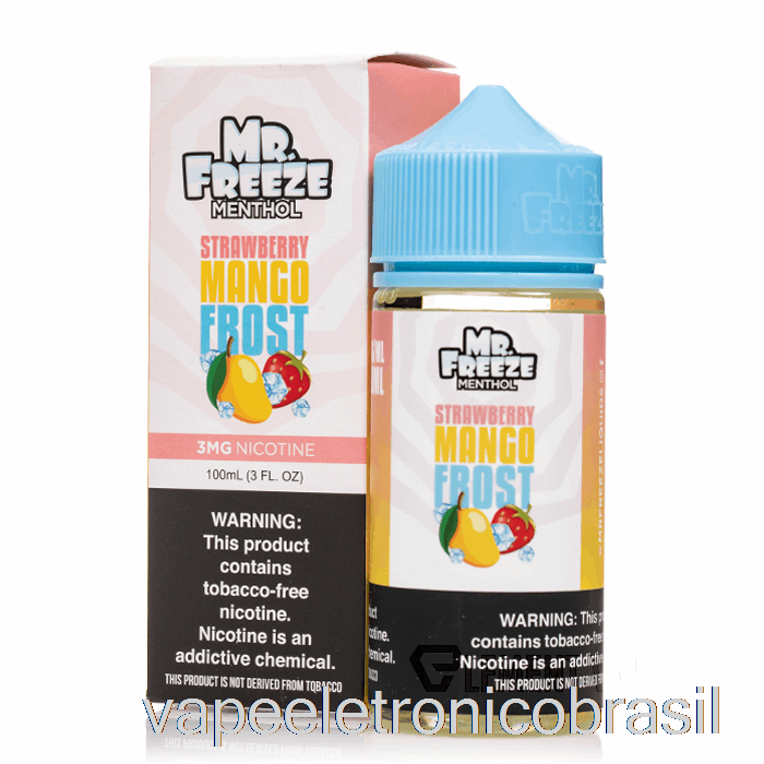 Vape Vaporesso Morango Manga Geada - Mr Freeze - 100ml 0mg